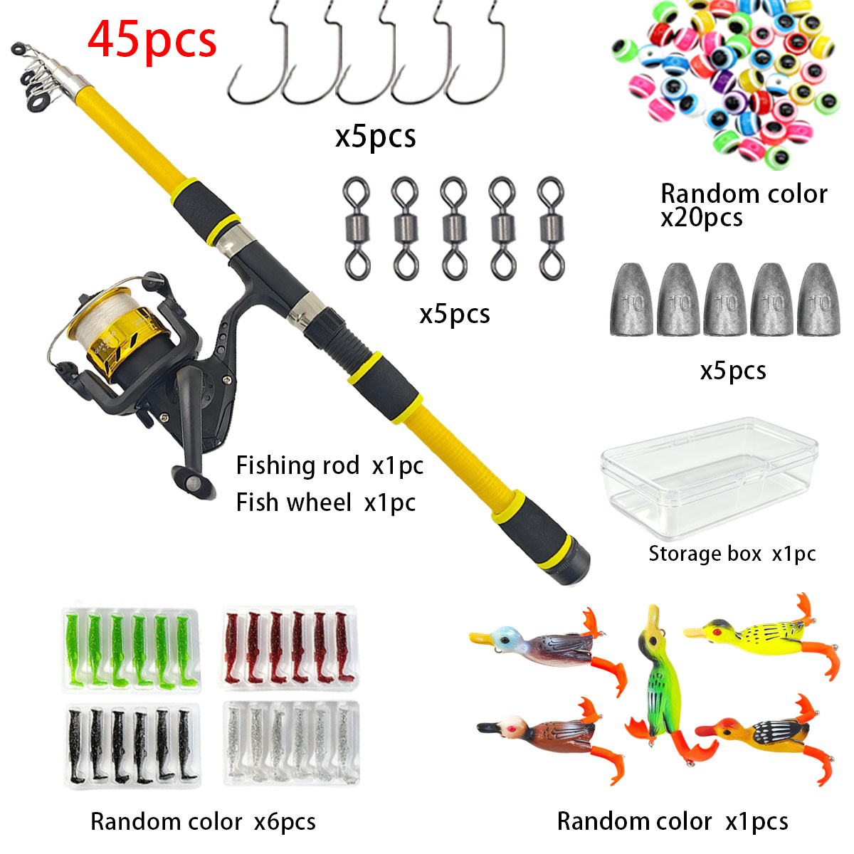 Developing Tank Reel - Kombo Joran Pancing Teleskopik 45pcs Kit