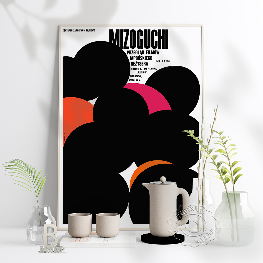 Vintage Collectible Posters - Poster Awal Waldemar Swierzy, Cetakan Koleksi