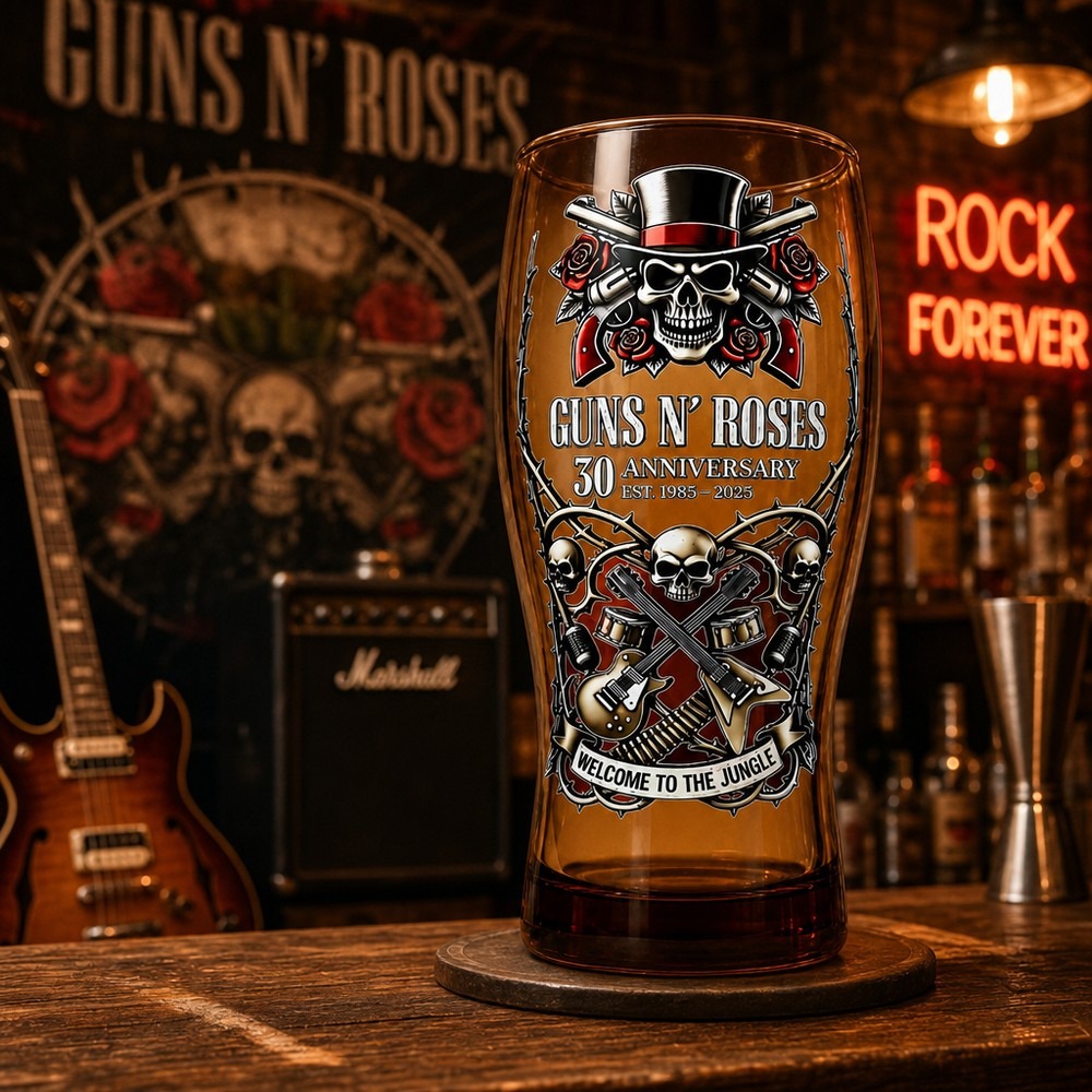 Vintage Collectible Guns - Gelas Bir Kenang-Kenangan Guns N' Roses
