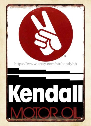 Vintage Collectibles Store - Papan tanda kaleng logam Kendall Motor