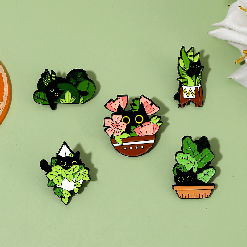 Koleksi Kucing Hitam Lucu Tana - Vintage Collectible Pins ulasan dan harga