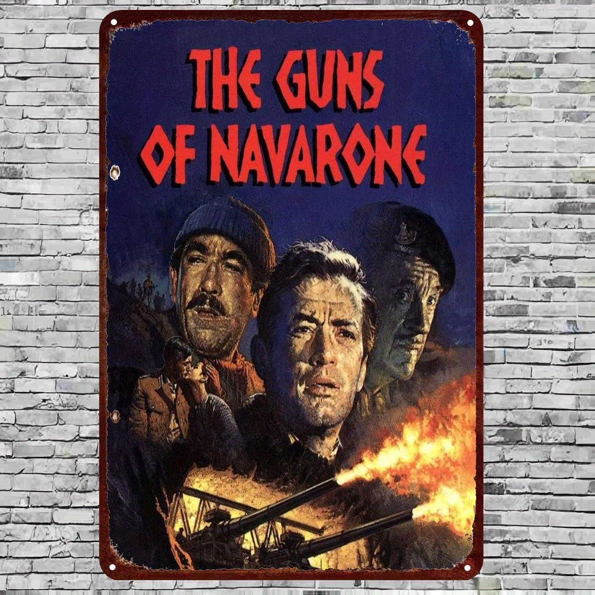 Papan Tanda Timah Bertema Film - Vintage Collectible Guns ulasan dan harga