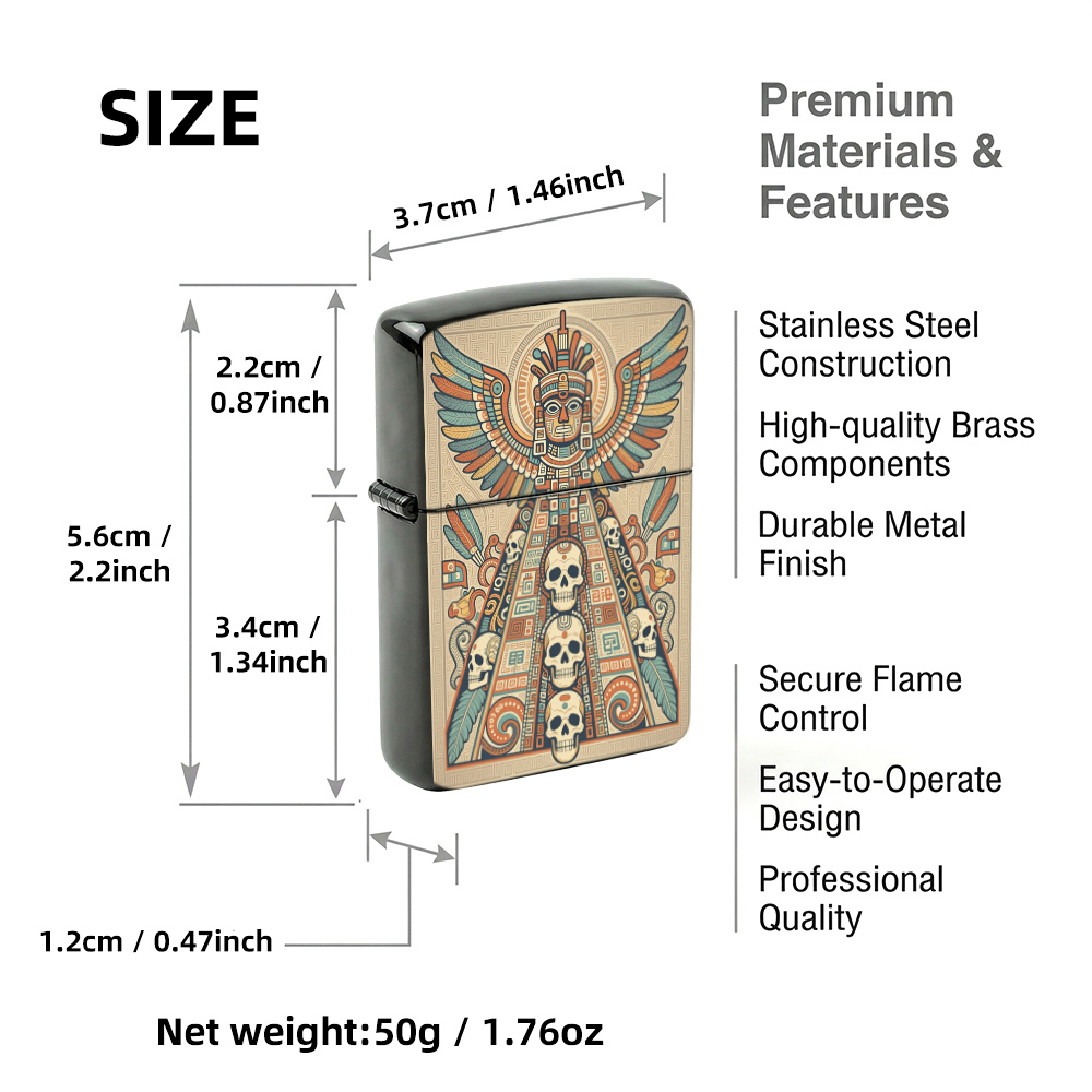 Pemantik Api Flip Top dengan P - Vintage Collectible Lighters ulasan dan harga