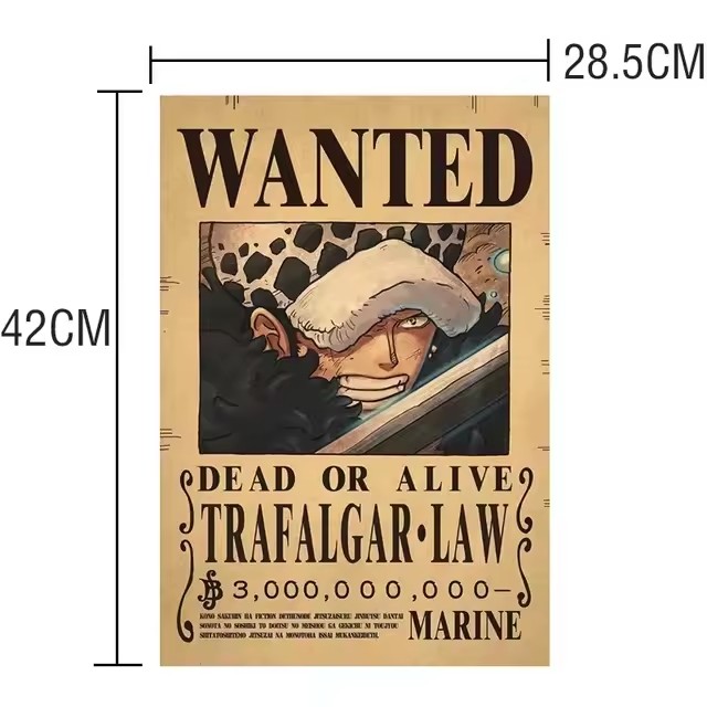 Poster Anime One Piece Bounty  - Vintage Collectible Posters ulasan dan harga
