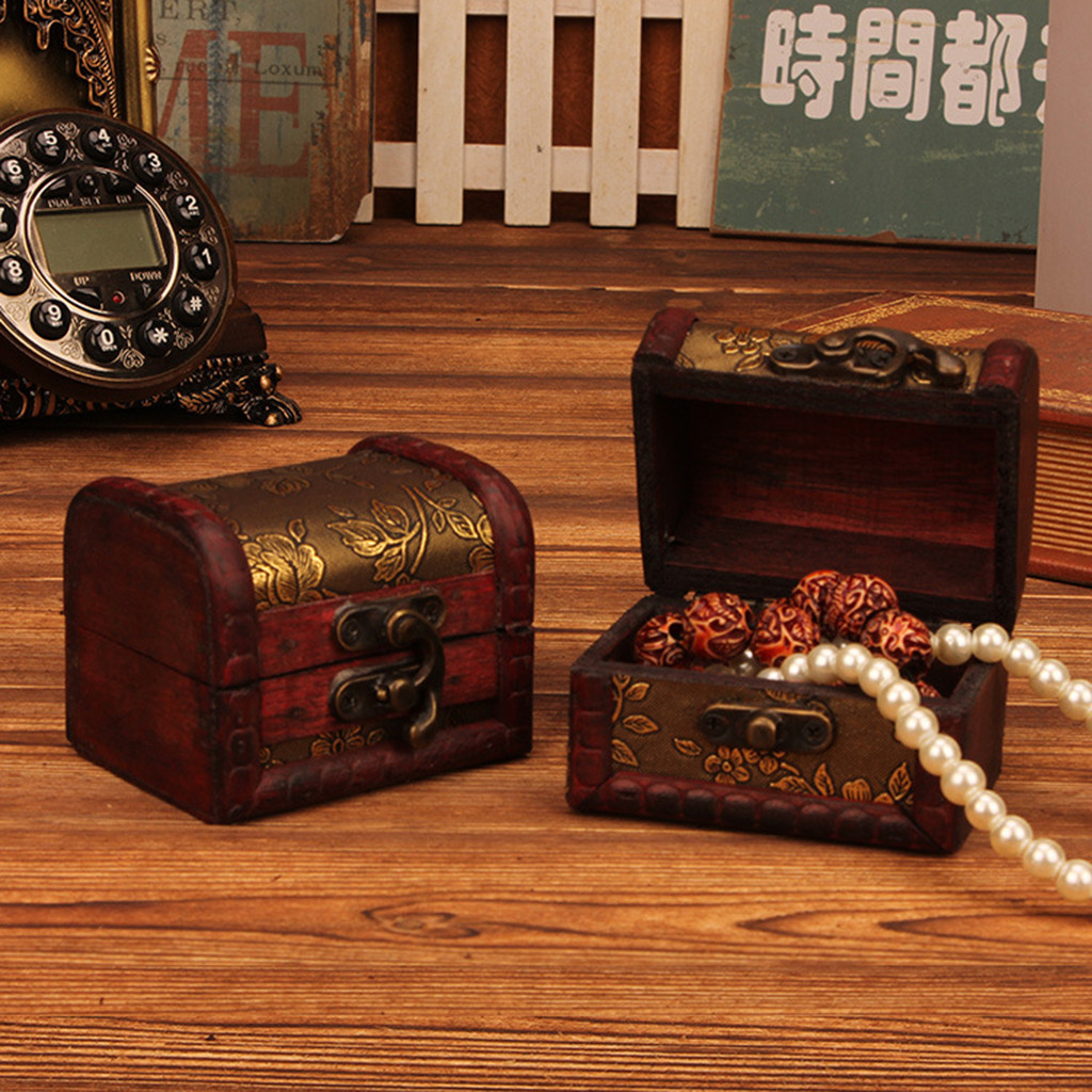 Kotak Perhiasan Kayu Antik Gay - Vintage Collectibles ulasan dan harga
