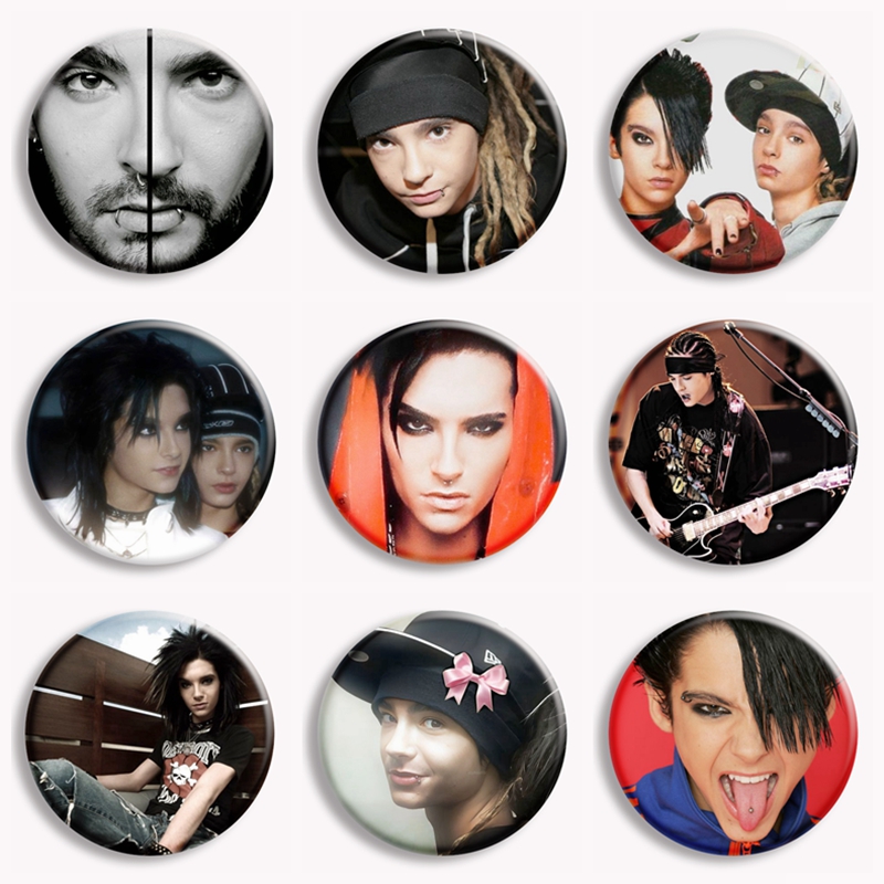 Band Rock Tokio Hotel Kaulitz  - Vintage Collectible Pins ulasan dan harga