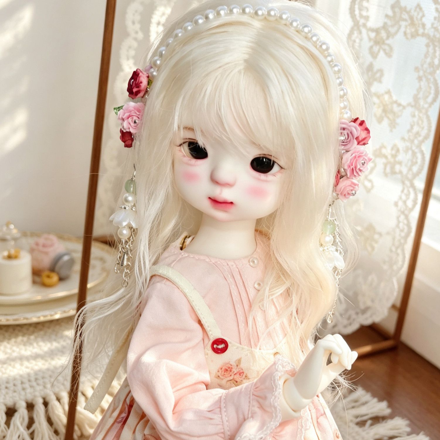 Bando Boneka Bunga Mutiara Bua - Vintage Collectible And Vintage Dolls ulasan dan harga