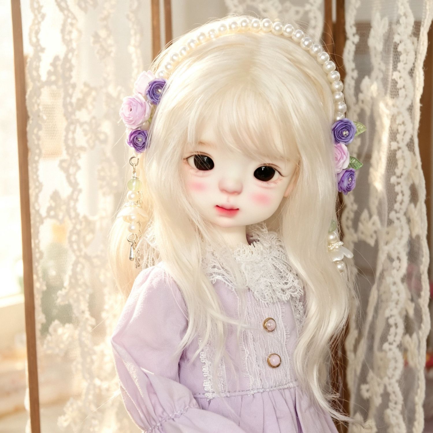 Bando Boneka Bunga Mutiara Bua - Vintage Collectible And Vintage Dolls ulasan dan harga