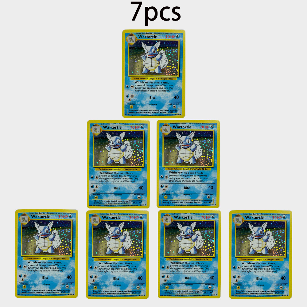 DIY PTCG Anime Wartortle Kartu - Vintage Pokemon Collectible ulasan dan harga